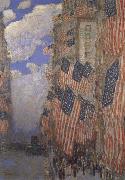 Childe Hassam The Fourth of July oil on canvas